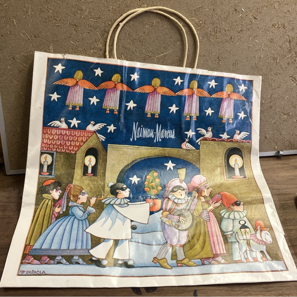 Vintage  Neiman Marcus  Paper‎ Shopping Bags with Handles RARE!